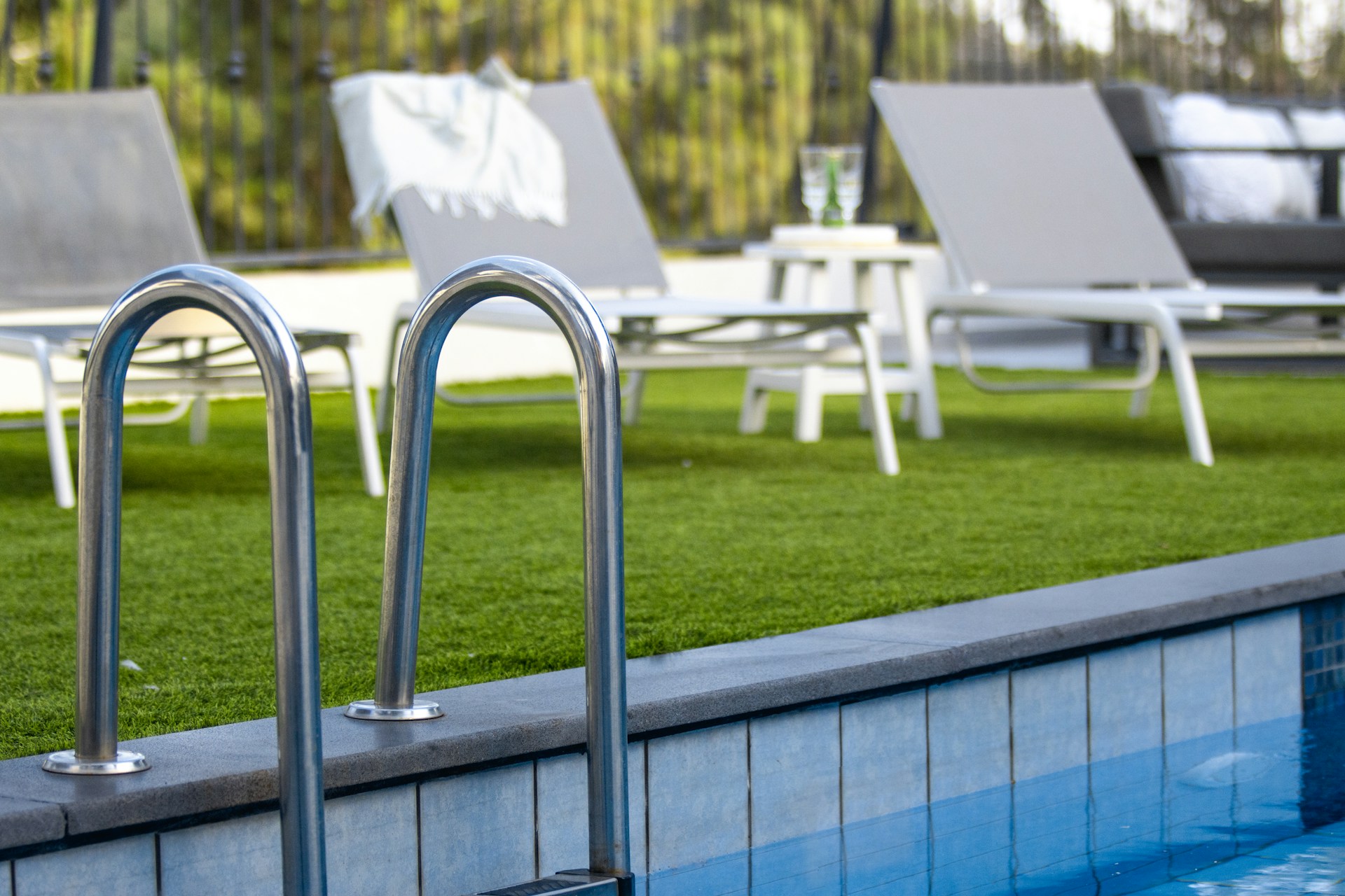 Residential pool in Melbourne Florida